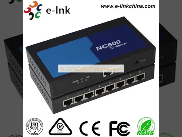RS-232/422/485 To Ethernet Server