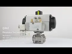 Metal Seal V Notch Pneumatic Ball Valve Stainless Steel High Pressure