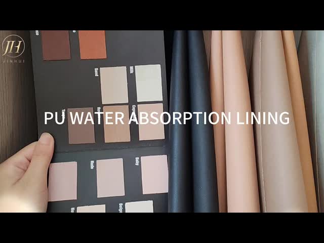 PU Water Absorption Lining Leather Soft Breathable Faux Leather