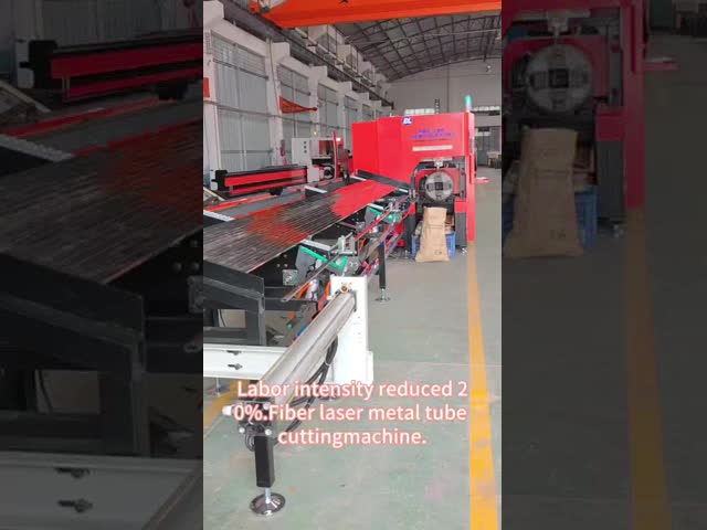 1.5-1.6kw Aluminum Tube Cutting Machine CNC Tube Laser Cutting Machine