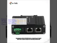 12~48V DC Power Input Industrial Gigabit 60W PoE Injector