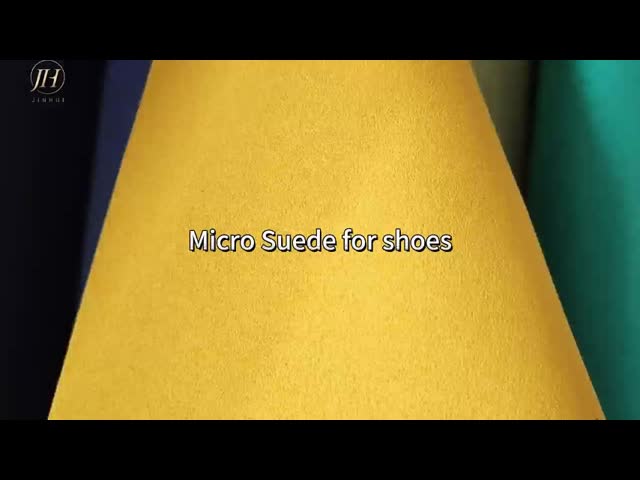 Premium Micro Fiber Suede Artificial Leather Material Custom Color Thickness