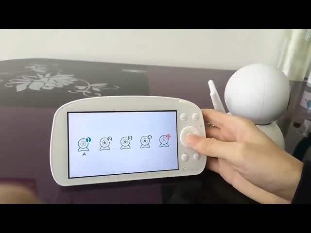 4.3 Inch 2 Way Baby Monitor Audio PTZ Camera Lullabies Digital Wireless Baby Foon