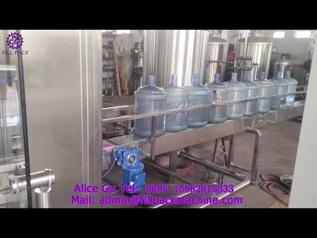 Rotary 1800*1550*1750mm 900BPH 5 Gallon Bottle Washer