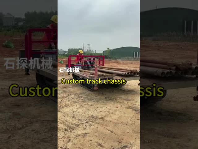 Drilling Rig Machine Crawler Track Structure Diesel Engine Large Power