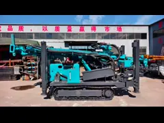 Equipamento pneumático do poço de água da broca da esteira rolante da profundidade diesel de 400m video