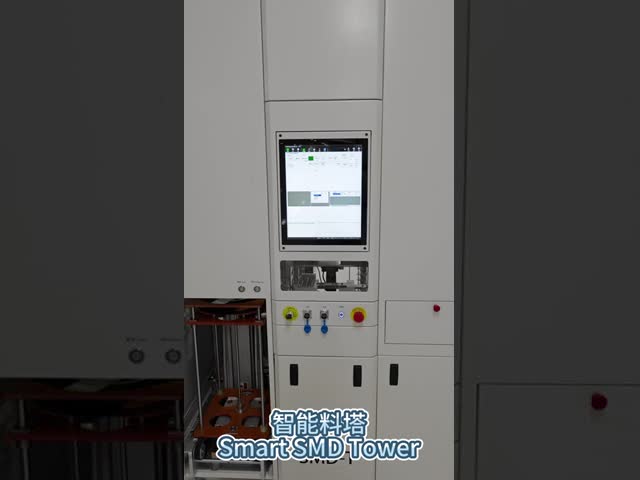 Ultra High Capacity 750pcs SMD Reel Storage Tower With Code Scanning