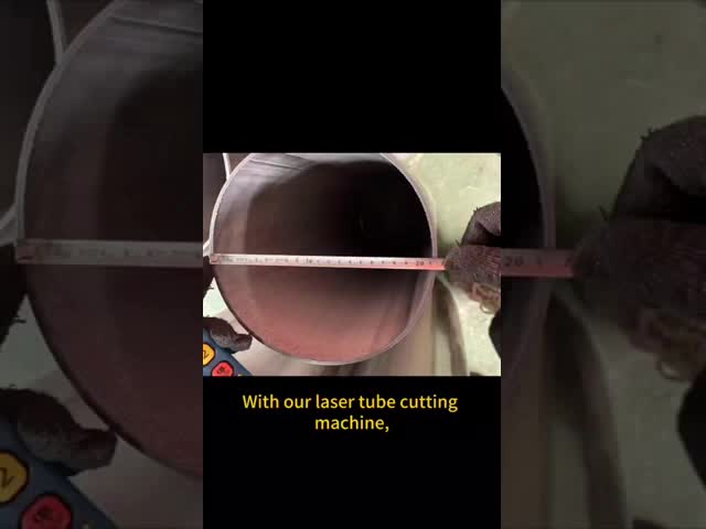 Rectangular Tube CNC Laser Tube Cutter With Semi Automatic Feed Rack