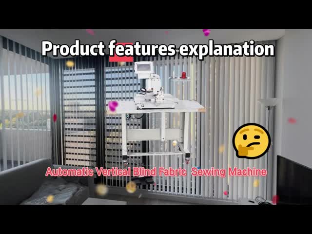 Automatic Vertical Blind Vane Hem Pocket Sewing Machine Curtain&Roller Blind