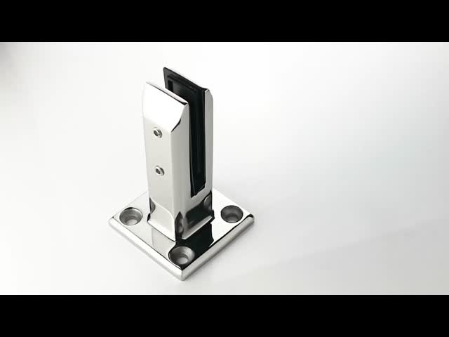 Stainless Steel Adjustable Mounted Stainless Glass Handrail Bracket Stair Handrail Frameless Glass Bracket Clamp