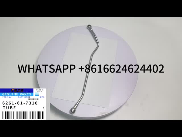 6261-61-7310 6261617310 KOMATSU SAA6D170E-5 エンジンチューブ PC1250-8 HM350 HM400 WA500 に適合 ビデオ
