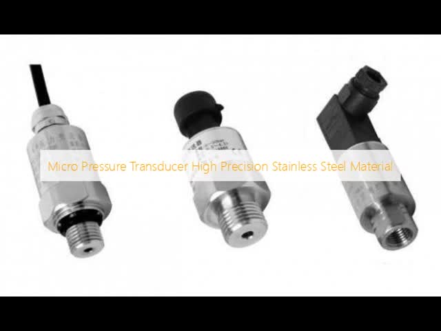 Micro Pressure Transducer High Precision Stainless Steel Material