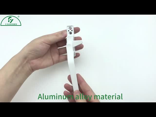 White custom seven-character door and window handle aluminum alloy casement window handle