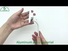 White custom seven-character door and window handle aluminum alloy casement window handle