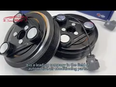 Para Kia Sportage para Hyundai Tucson I40 2.0 Compresor de aire acondicionado de coche Embrague DVE16N 6PK 12V CLKA021 video