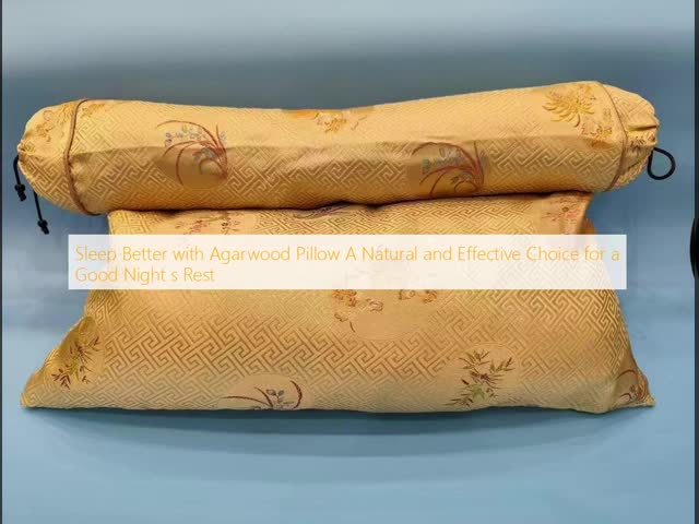 Rectangular Agarwood Pillow 3kg / 2kg With Machine Washable Pillowcase