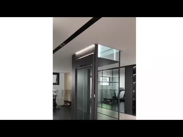 Elegant Glass Home Elevator | 400kg Automatic Screw-Driven Home Lift