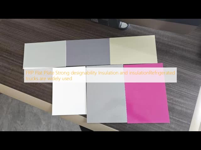 Refrigerated Truck FRP Flat Panel Low Thermal Conductivity 1.5 - 2.0g/cm3 Density