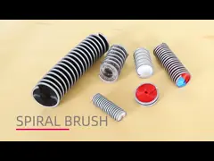 Custom Nylon Coil Spring Cleaning Brush for Industrial Use