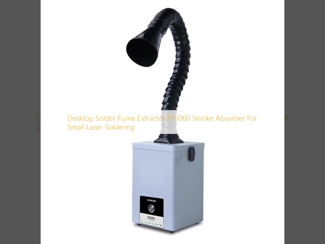 Desktop Solder Fume Extractor FES060 Smoke Absorber For Small Laser Soldering