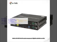 4K@60Hz 4:44 Extendant optique à fibre audio-vidéo non compressé