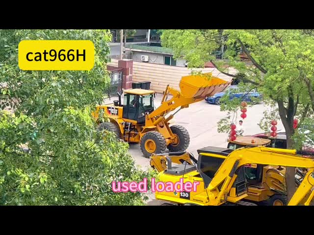 ホットセリングキャタピラー中古CAT 966Hローダー販売用 CAT 966H 950H 950G、CAT 966ホイールローダー良好