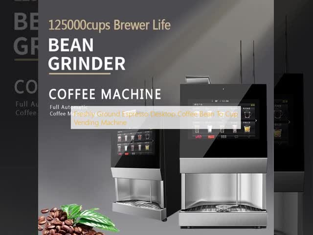 220V Auto Espresso Vending Machine with 15.6 Touch Screen