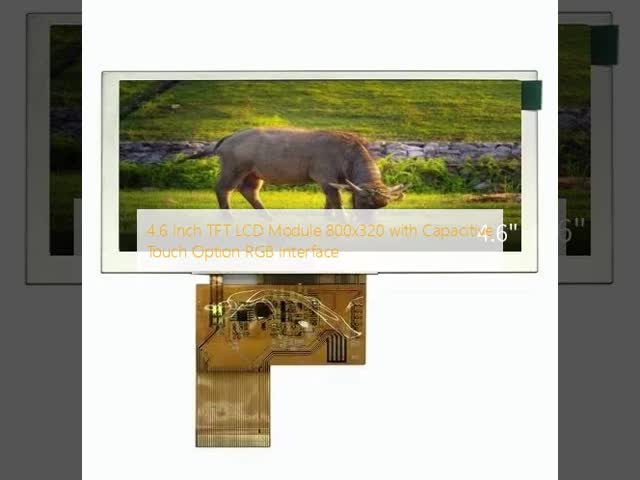4.6 Inch LCD Module Panel RGB Interface Touch Screen Display Module 800x320
