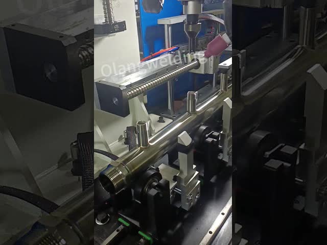 Water cooled argon arc automatic welding equipment suitable for various industrial applications video