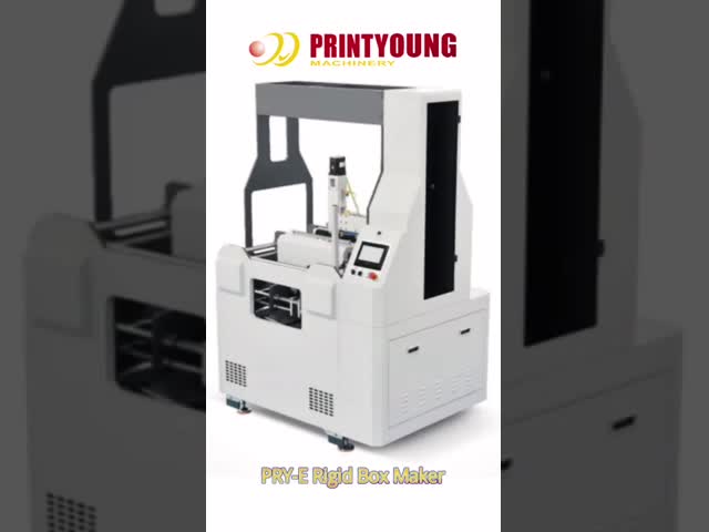PRY-450E/550E Paper Rigid Box Making Machine with Automatic Mould Setting video