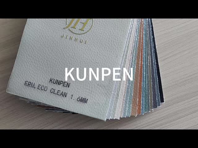 Kunpen Series EPU Eco Synthetic Solvent Free PU Leather 1.6mm Silicone For Home Use