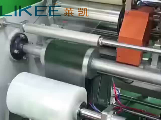 LK-CF02 Cling Film Roll Rewinding Machine Automatic Slitting Function Food Service