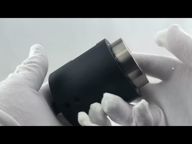 4-channel M5 connector gas rotating slip ring 6mm tube aluminum alloy housing