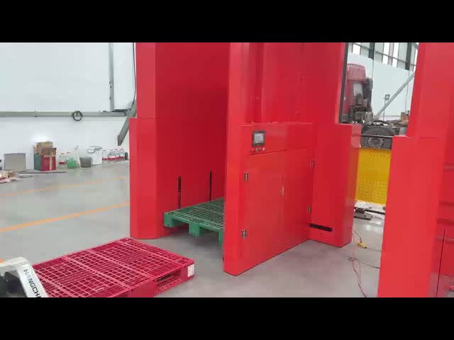 Warehousing Pallet Handing Machine Pallet Dispenser Automatic Pallet Magazine for sale