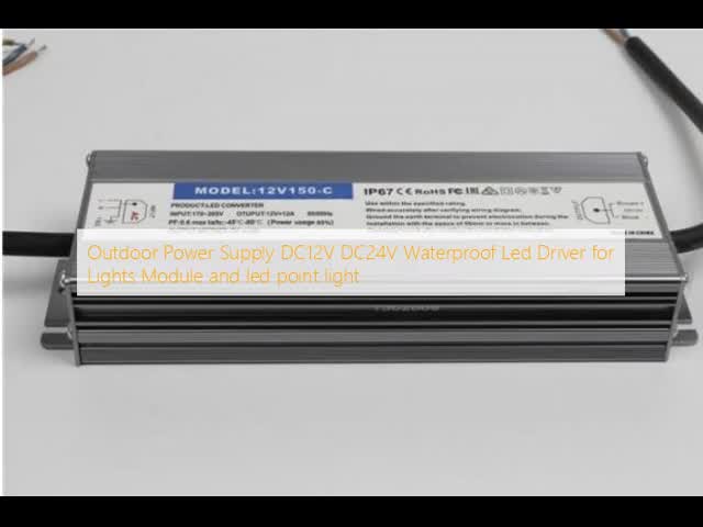 Outdoor Power Supply DC12V DC24V  Waterproof Led Driver For Lights Module And Led Point Light