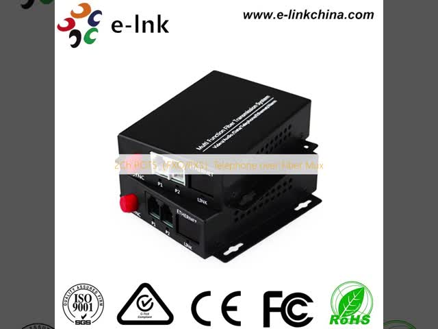 1Ch POTS（FXO/FXS）Telephone over Fiber Mux
