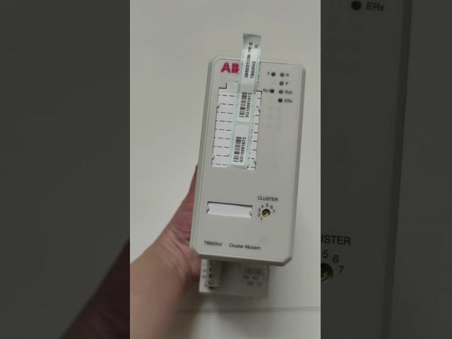 Lightweight 3BSE013208R1 ABB TB820V2 Modulebus Optical Cluster Modem Fiber Optic Ports