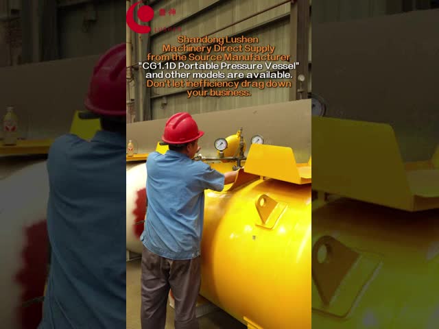 Réservoir de stockage chimique de 14 mm d'épaisseur de paroi, diamètre extérieur 2500 mm * longueur 5000 mm, avec test d'étincelle de 20 kV pour le stockage de liquides vidéo