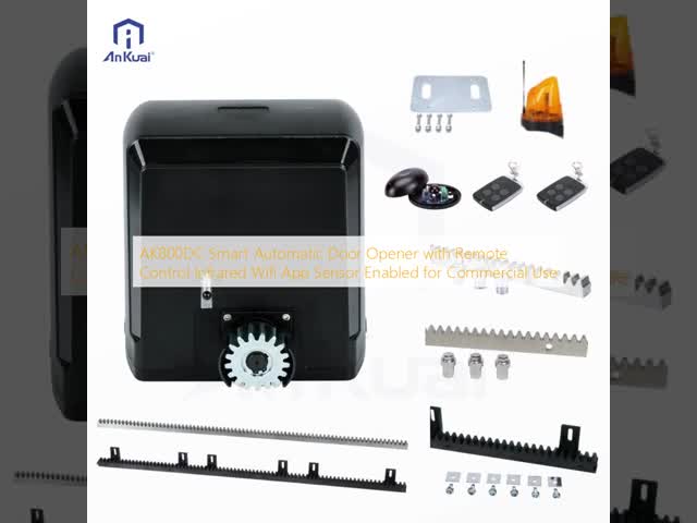 AK800DC Smart Automatic Door Opener with Remote Control Infrared Wifi App Sensor Enabled for Commercial Use