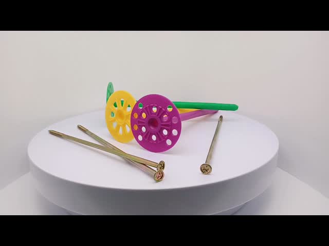 OEM / ODM Galvanize Screws Plastic Nylon Wall Insulation Anchors Insulation Board Anchors