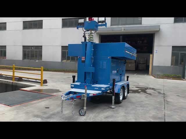 Night Scan Light Tower Power 7KW/50hz  9KW//60hz Mining Diesel Generator Light Tower Mobile Light Tower