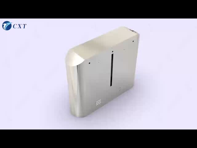 Customized Flap Barrier Gate with 1400*320*1000mm Sliding Turnstile and DC24V Control for 3,000,000 Times Life