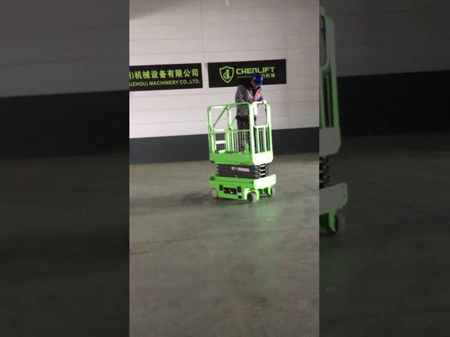MX390S 3.9M PLATOFRM HEIGHT MINI SELF PROPELLED SCISSOR LIFT WITH 240KG LOAD CAPACITY
