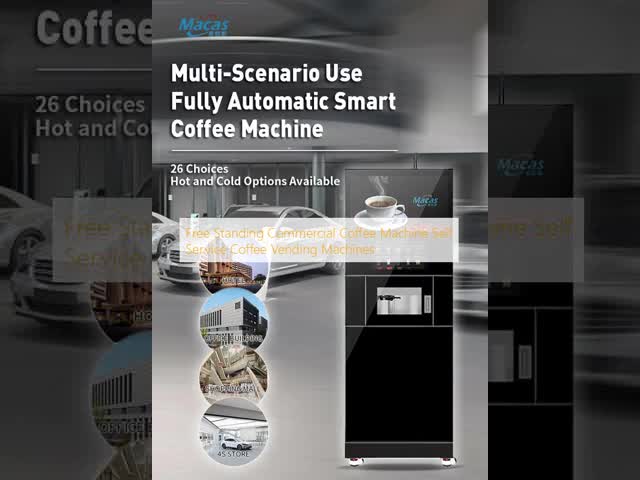 Commercial Coffee Vending Machine 220VAC 2200W 100 Cups/Hour