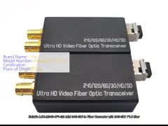 24G-SDI 1*LCファイバー付きのミニ 24G-SDI ファイバー変換器