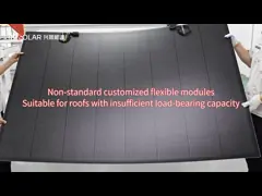 560W Flexible Solar Panel CE IEC ISO Certificate Exported Package with 44.19V Optimum Operation Voltage Fast Shipping