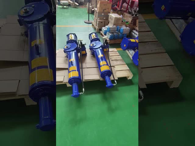 Scotch Yoke Pneumatic Actuator Double Action Single Action pneumatic cylinder