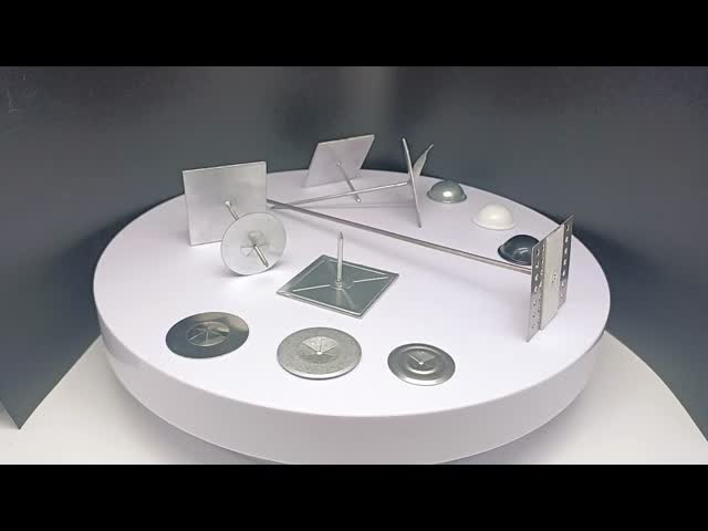 OEM Steel Fasteners Self Adhesive Insulation Spikes Para Pats De Insulation For Glass Wool Insulation Material