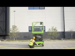 Self Propelled Hydraulic Turning Wheels Mini Scissor Lift Work Platform For 1 Man