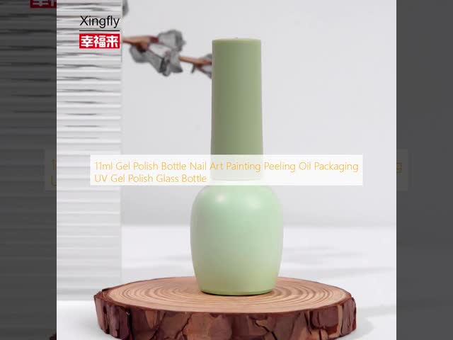 10ml Glass Bottle With Nail Polish Cap Brush For Cosmetics Packaging Gel Nail Polish Oil